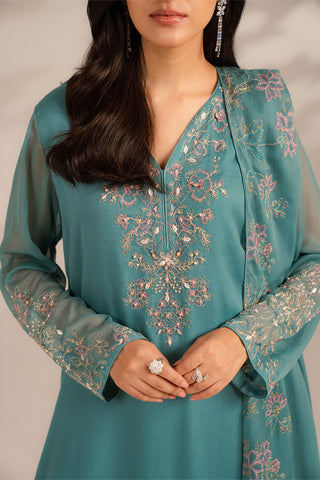 3 Piece Chiffon Embroidered (FS0078)