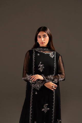 3 Piece Chiffon Embroidered (FS0079)