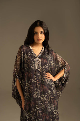 1 Piece Chiffon Printed Suit (FS0109)