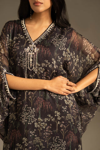 1 Piece Chiffon Printed Suit (FS0109)