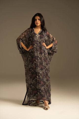 1 Piece Chiffon Printed Suit (FS0109)