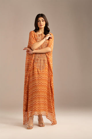 1 Piece Chiffon Printed (FS0110)