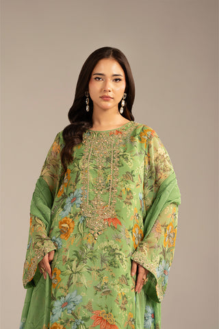 3 Piece Chiffon Printed (FS0111)