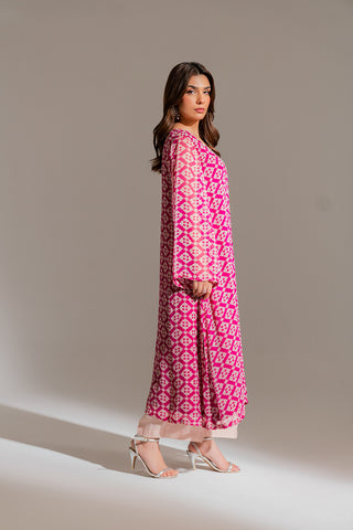 2 Piece Printed Chiffon Printed Suit (FS0124)