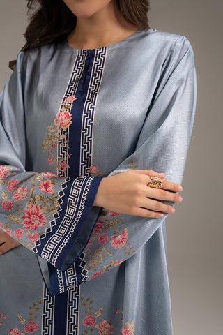 2 Piece Printed Shamoze Slik Solid Suit (FS0130)