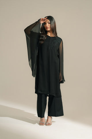 1 Piece Chiffon Embroidered Suit (FS0133)
