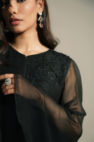 1 Piece Chiffon Embroidered Suit (FS0133)