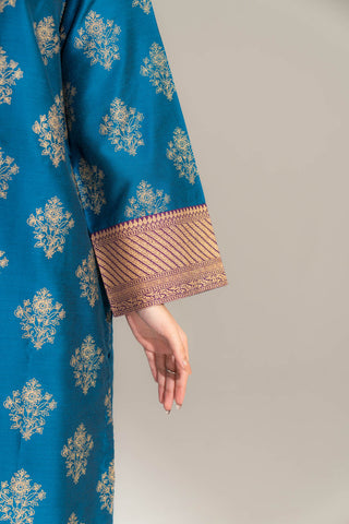 2 Piece Printed Cotton Silk Printed Suit (FS0146)