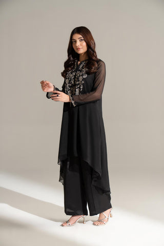 1 Piece Chiffon Embroidered Tunic/Shirt (FS0167)