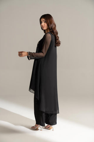 1 Piece Chiffon Embroidered Tunic/Shirt (FS0167)