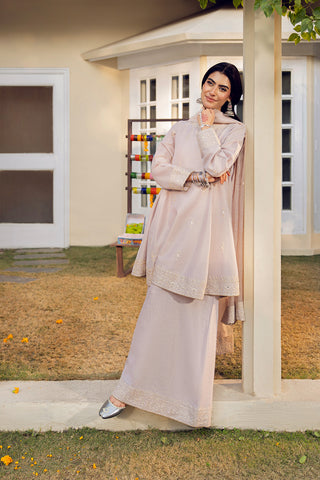 3 Piece Lawn Masoori Embroidered Suit (FS0178)