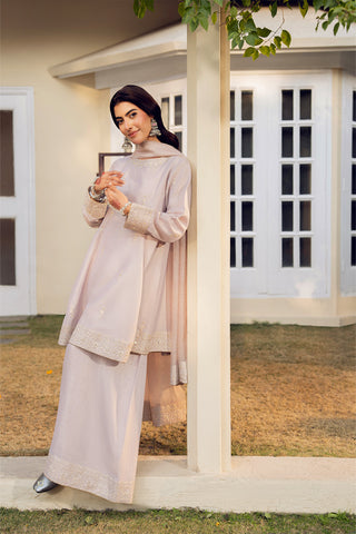 3 Piece Lawn Masoori Embroidered Suit (FS0178)