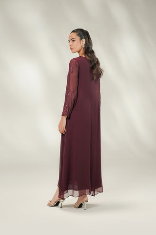 1 Piece Chiffon Embroidered Suit (FS0213)