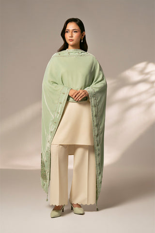 1 Piece Velvet Embroidered Suit (FT0007)