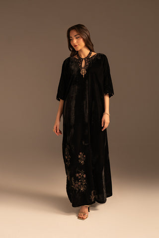 1 Piece Velvet Embroidered (FV0005)