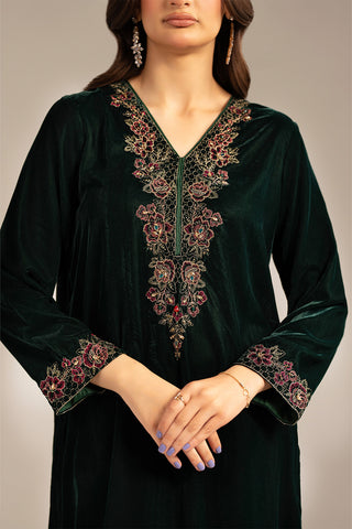 3 Piece Velvet Embroidered (FV0014)