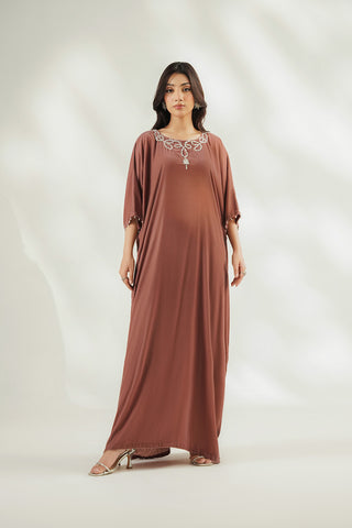 1 Piece Velvet Embroidered Suit (FV0022)
