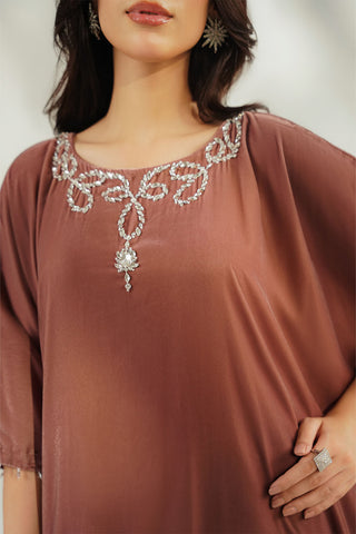 1 Piece Velvet Embroidered Suit (FV0022)