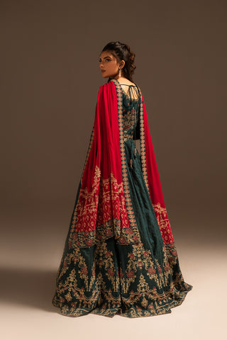 3 Piece Cotton Silk Embroidered Suit (FW0003)