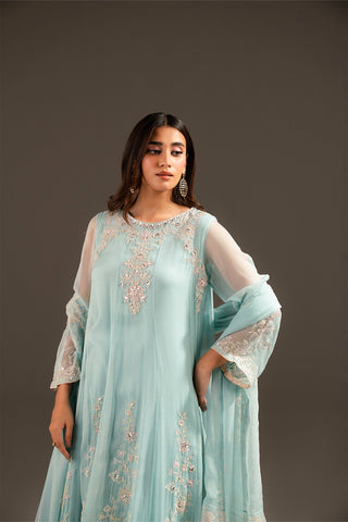 3 Piece Chiffon Embroidered (FW0013)