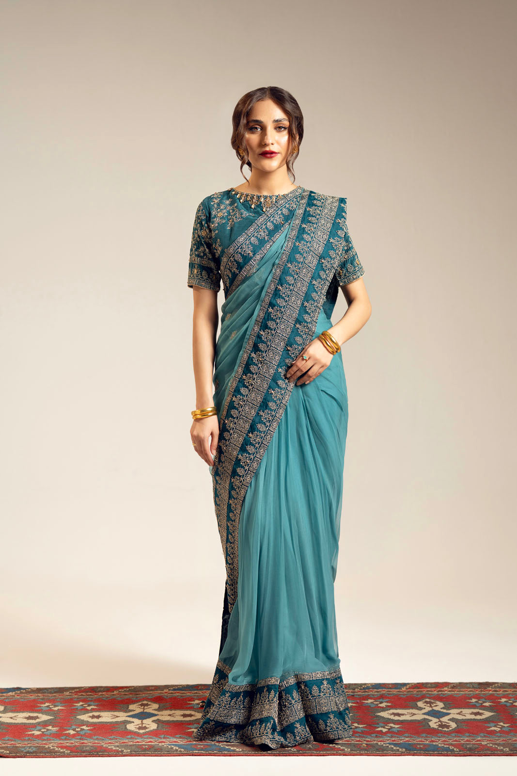 3 Piece Chiffon Embroidered (FW0014)