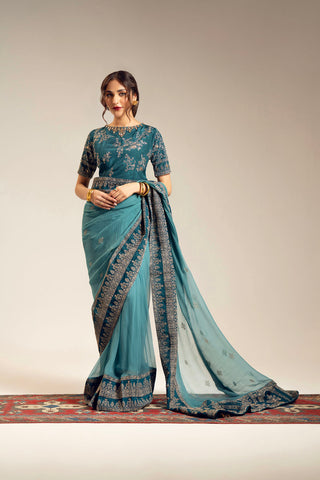 3 Piece Chiffon Embroidered (FW0014)