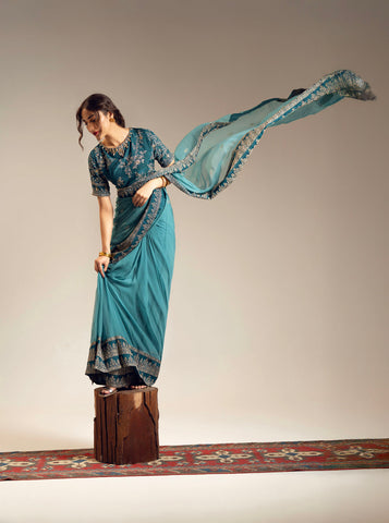 3 Piece Chiffon Embroidered (FW0014)