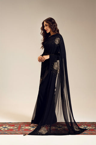 3 Piece Chiffon Embroidered Suit (FW0022)