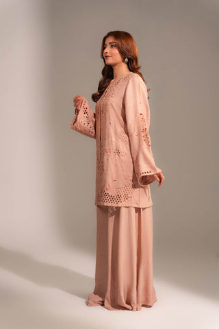 3 Piece Resham Cotton Embroidered Suit (FW0026)