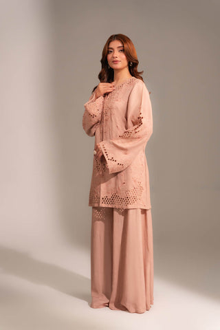 3 Piece Resham Cotton Embroidered Suit (FW0026)