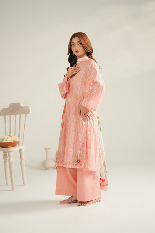 3 Piece Lawn Printed Unstitched Suit (UC0098)