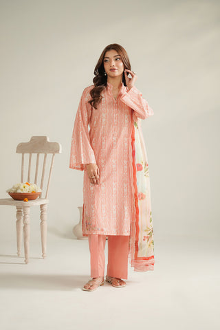 3 Piece Lawn Printed Unstitched Suit (UC0098)