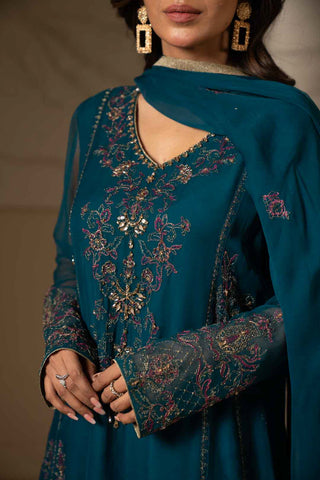 3 Piece Chiffon Embroidered Suit (UF0019)