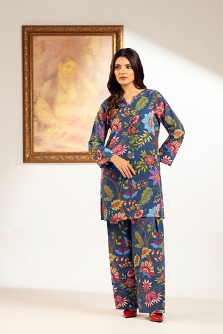 2 Piece Printed Cambric Printed Suit (UC0071)