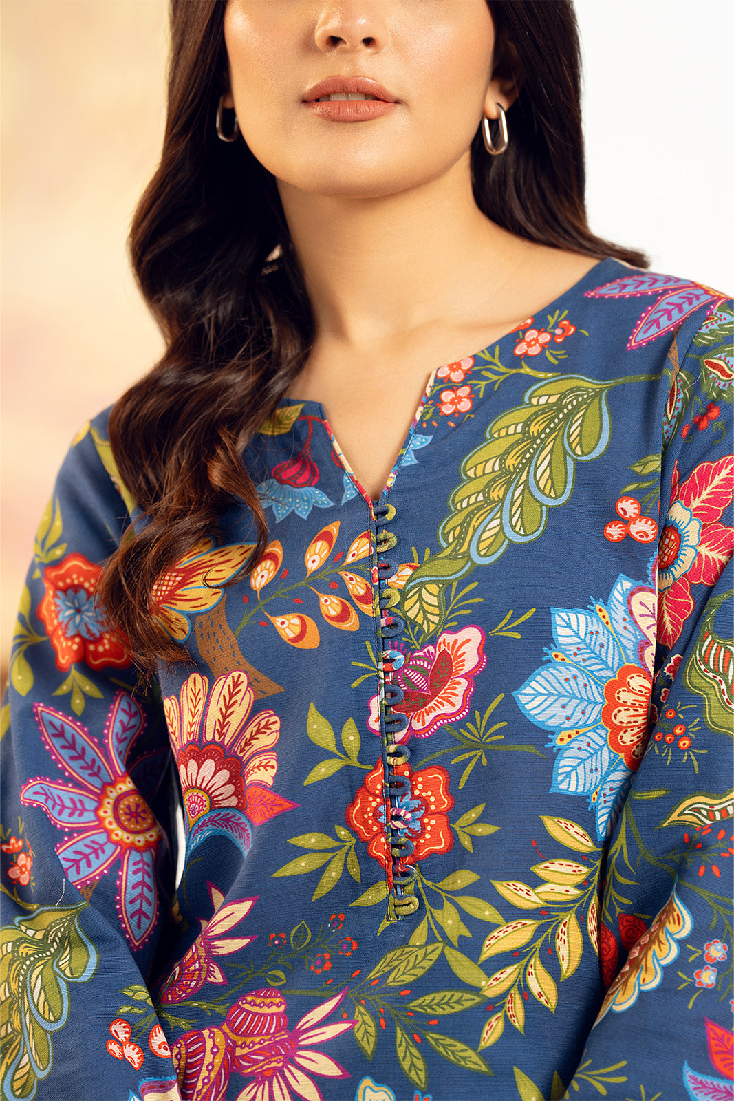 2 Piece Printed Cambric Printed Suit (UC0071)