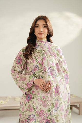 3 Piece Lawn Printed Unstitched Suit (UC0100)