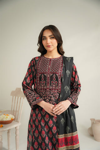 2 Piece Printed Lawn Printed Unstitched Suit (UC0113)