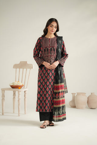2 Piece Printed Lawn Printed Unstitched Suit (UC0113)