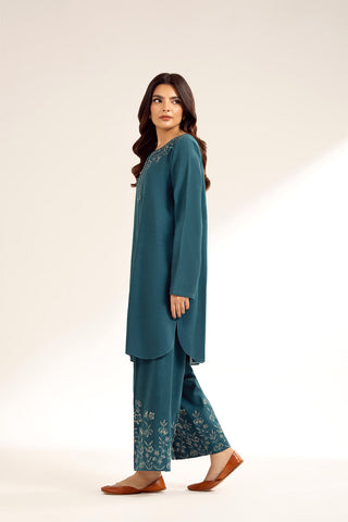 2 Piece Slub Khaddar Embroidered Suit (CP0339)