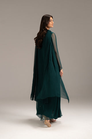 2 Piece Chiffon Embroidered (FS0113)