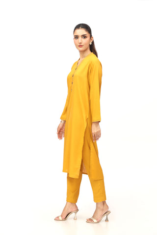 2 Piece Lawn Karandi Tasselling Suit  (HB1189)