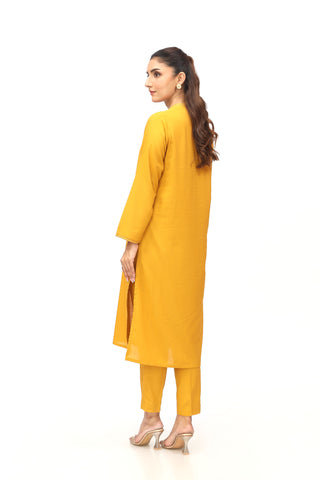 2 Piece Lawn Karandi Tasselling Suit  (HB1189)