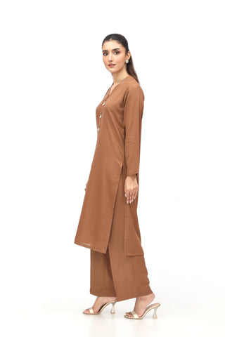 2 Piece Lawn Karandi Tasselling Suit  (HB1191)