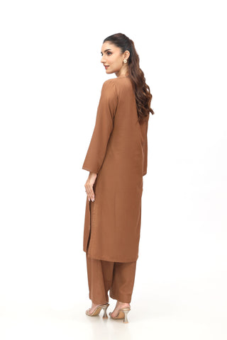 2 Piece Lawn Karandi Tasselling Suit  (HB1191)