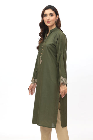 1 Piece Lawn Karandi Embroidered Shirt  (HB1196)