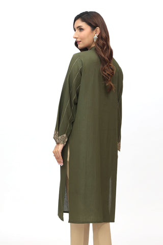 1 Piece Lawn Karandi Embroidered Shirt  (HB1196)