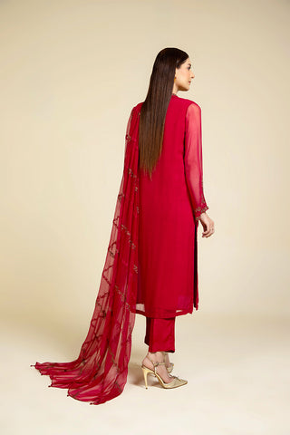 3 Piece Chiffon Embellished Suit  (AA5381)