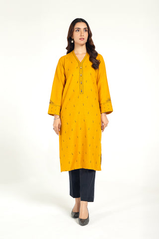 1 Piece Cotton Karandi Embroidered Shirt (HB1086)