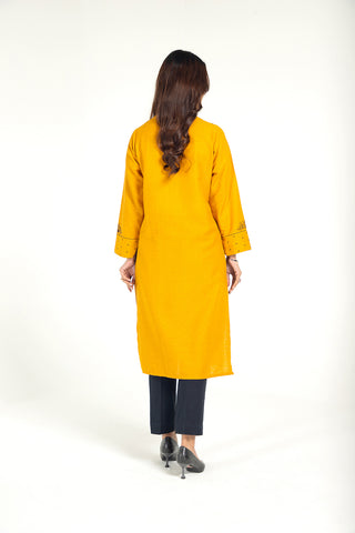 1 Piece Cotton Karandi Embroidered Shirt (HB1086)