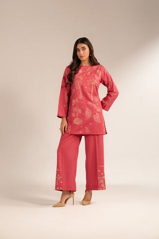 2 Piece Lawn Karandi Embroidered Suit (CP0337)